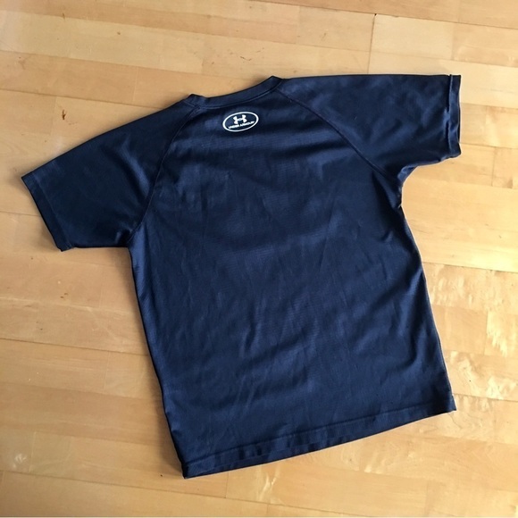 Under Armour Short Sleeve Logo Tee, Black, Camo, Youth Large (or Adult XS/S) - Picture 13 of 13